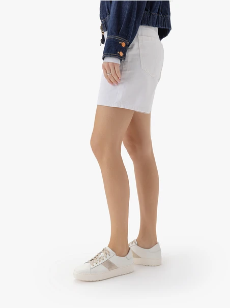 White Women’s Lace-Up Leather Shoes