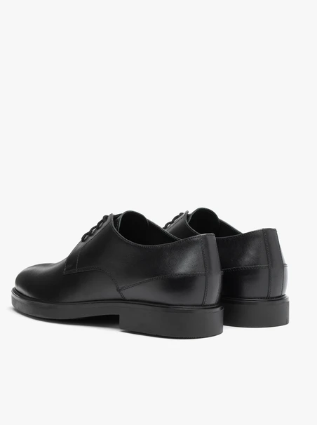 Schwarze Schnürhalbschuhe für Männer