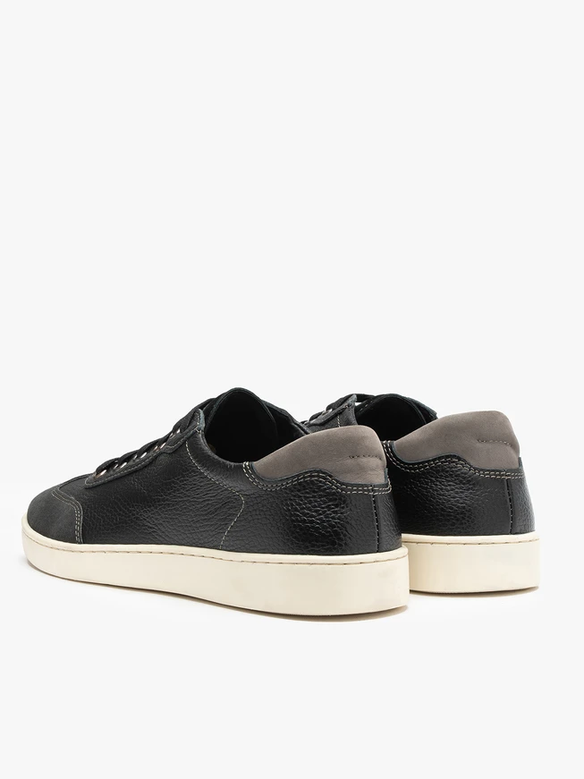 Schwarze Schnürhalbschuhe für Männer