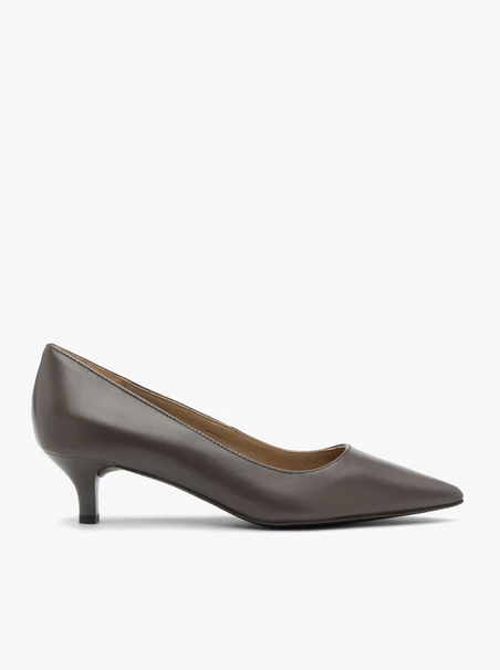 Grey Women’s Pumps Kitten Heels