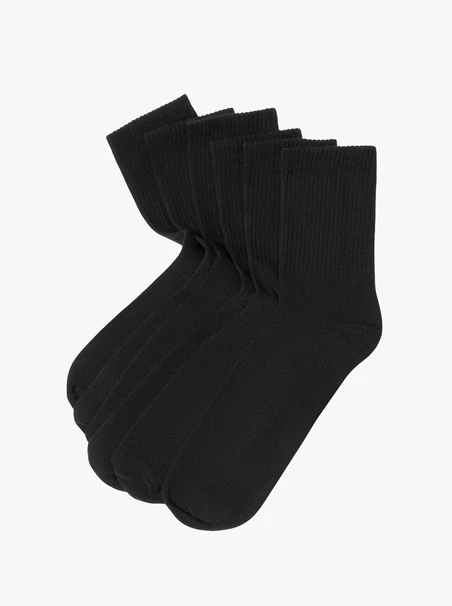 Schwarzer Dreierpack Socken für Männer
