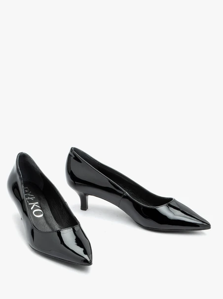 Black Patent Women's Pumps 4.5 cm