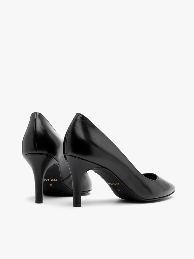 Classic black stiletto pumps