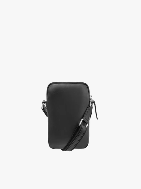 Kleine schwarze Herrentasche