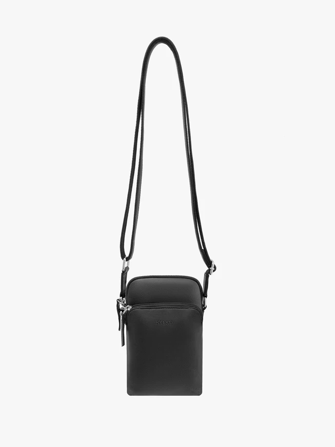 Kleine schwarze Herrentasche