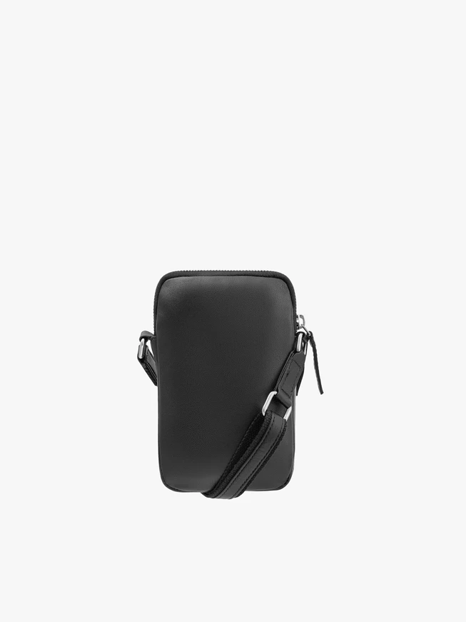 Kleine schwarze Herrentasche