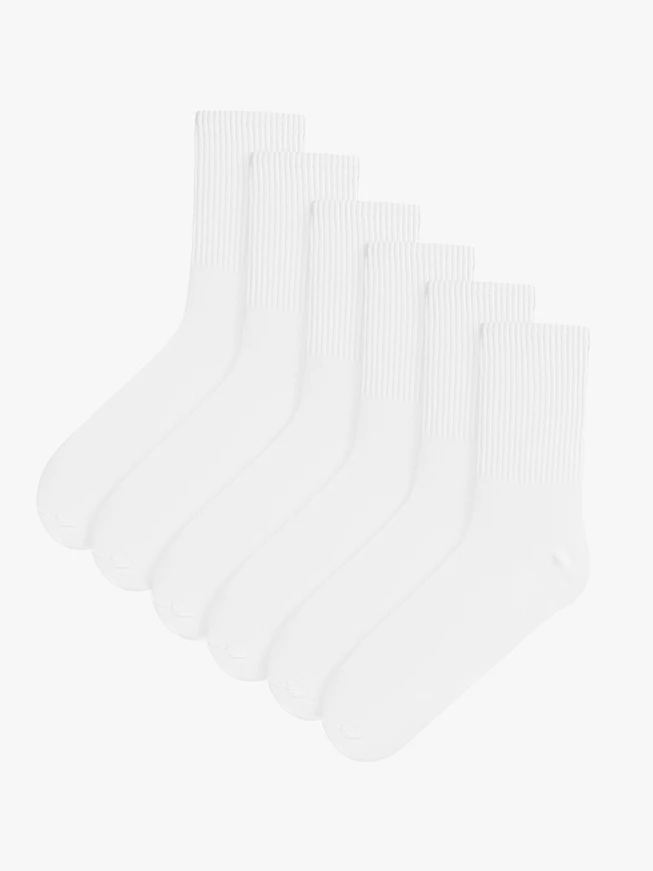 White men's socks three-pack