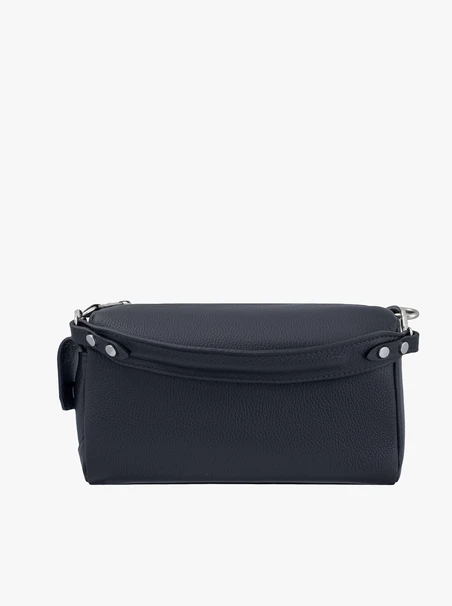Granatowa torebka box bag