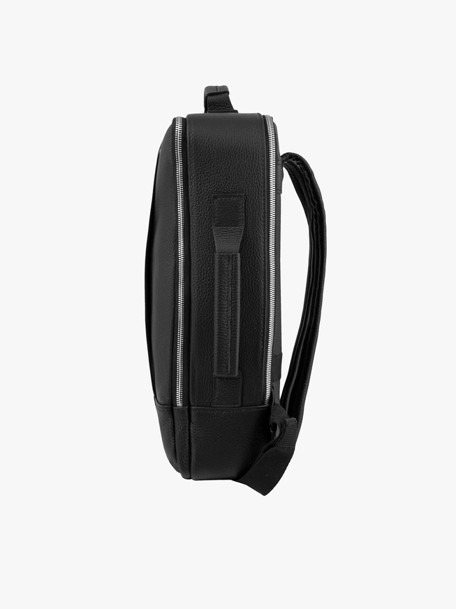 Men's black backpack bag