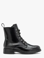 Black Leather Boots for Women