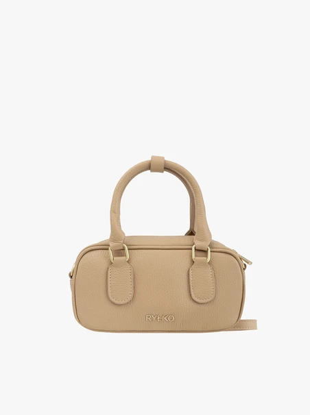 Beige Baguette-Tasche