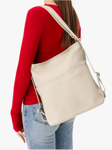 Cream 2-in-1 Bag–Backpack