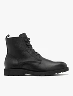 Schwarze Herrenstiefel auf leichter Basis