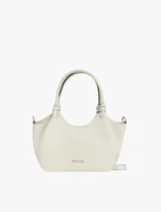White Handbag Made of Leather