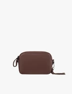 Kleine braune Handtasche mit Quaste