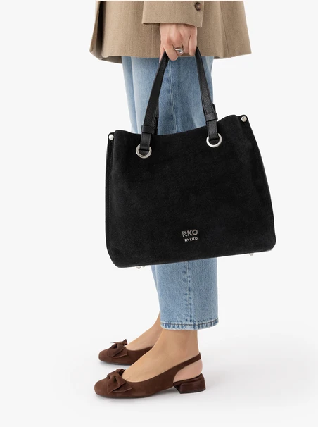 Black women's handbag