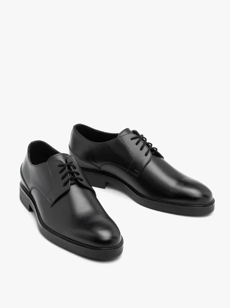 Schwarze Schnürhalbschuhe für Männer