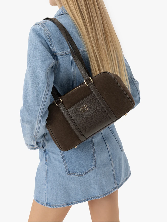 Braune Baguettetasche