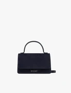 Marineblaue elegante Kettenhandtasche