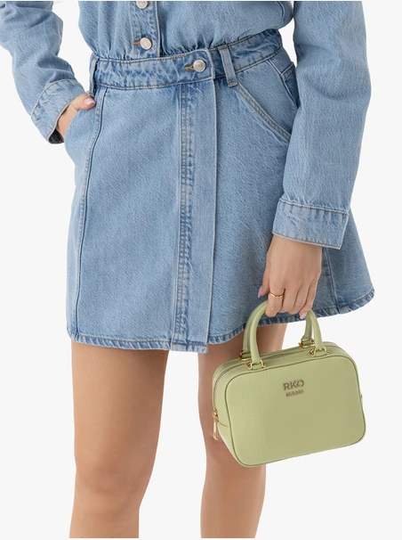 Light green mini bowling bag