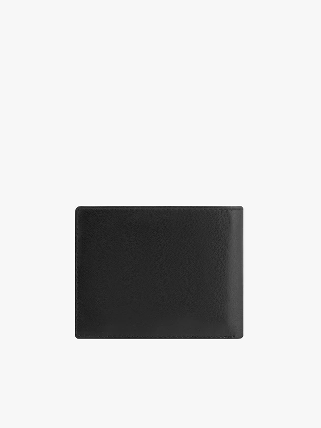 Men’s black leather wallet
