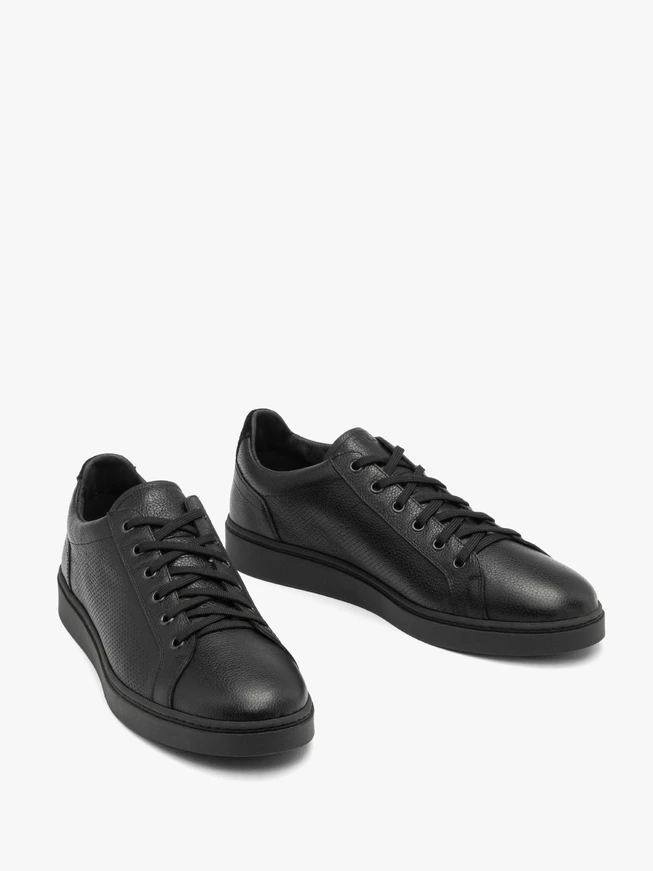 Schwarze sportliche Halbschuhe für Männer