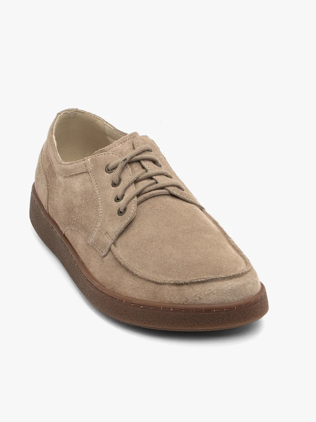 Beige Herren Barfuß Halbschuhe