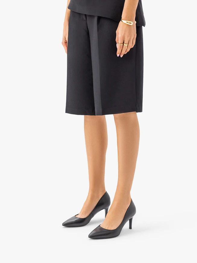 Classic black stiletto pumps