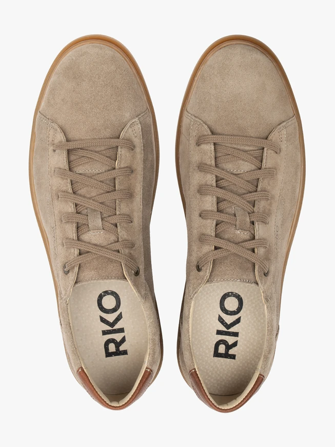 Gray-Brown Lace-Up Men’s Shoes