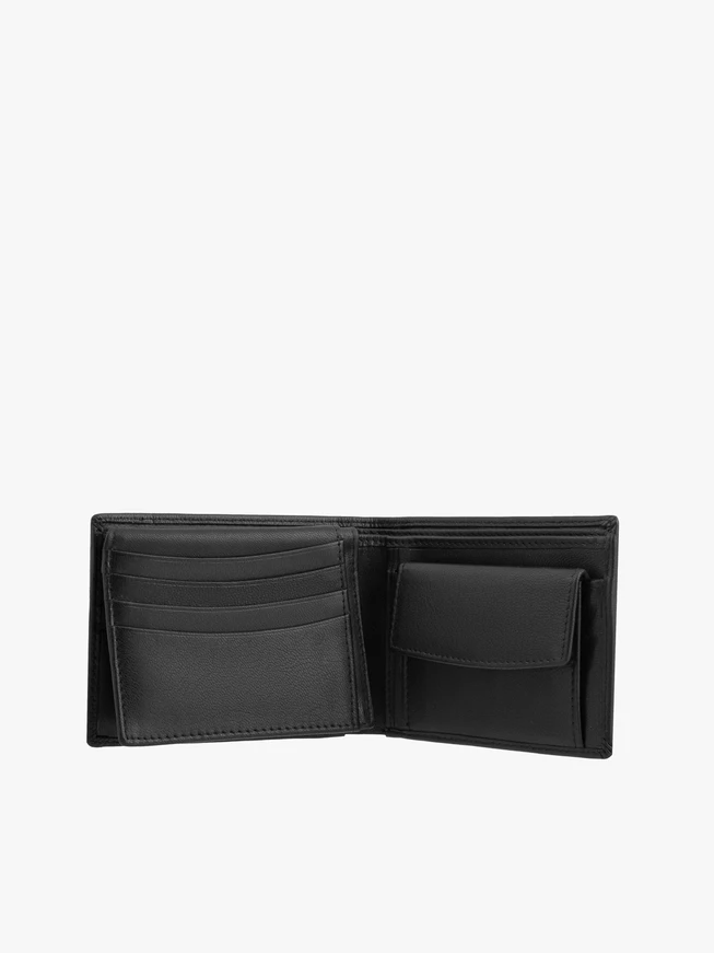 Men’s black leather wallet