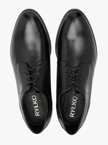 Schwarze formelle Schuhe zum Schnüren