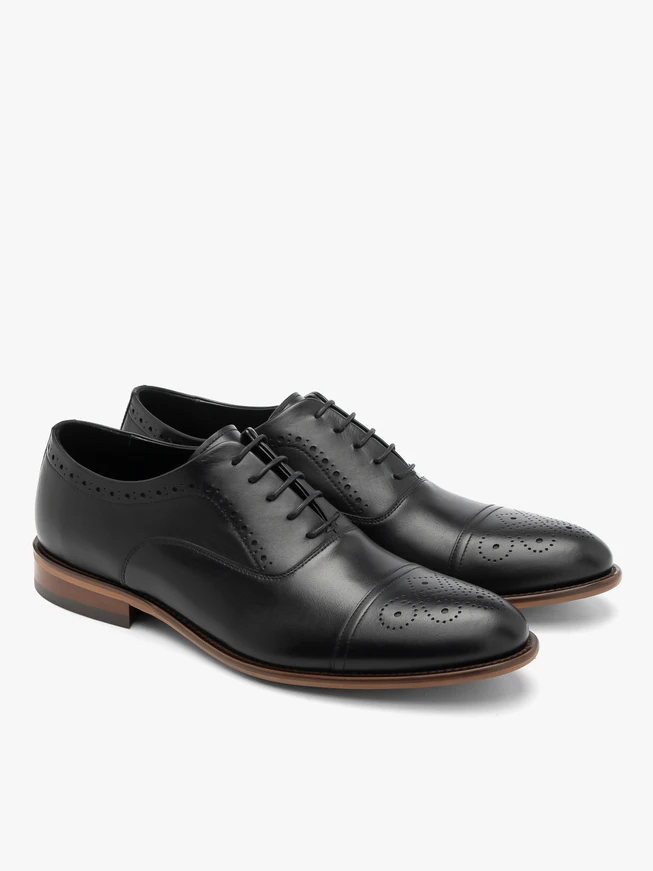 Black men’s brogues
