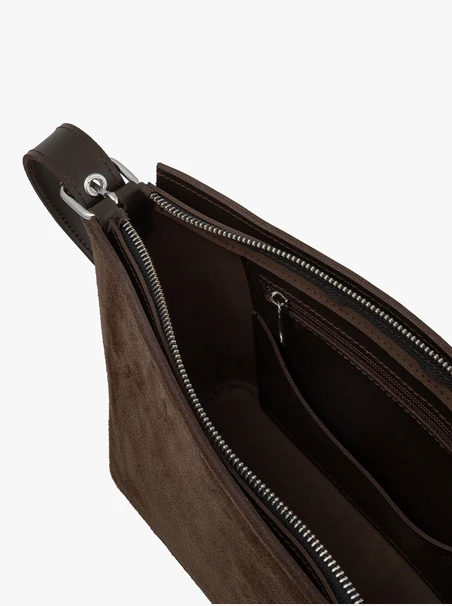 Ciemnobrązowa torebka crossbody