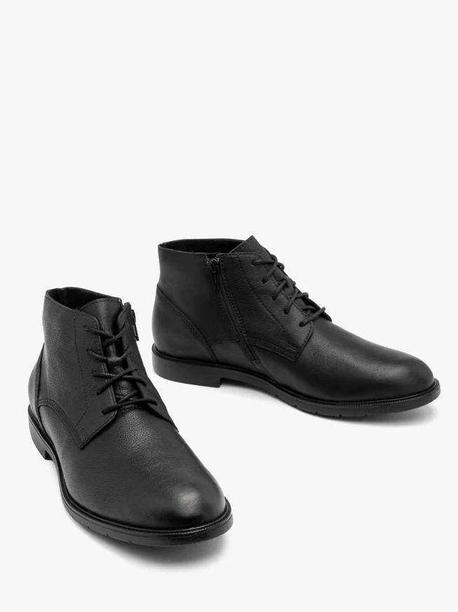 Schwarze Herrenstiefel im Freizeitstil
