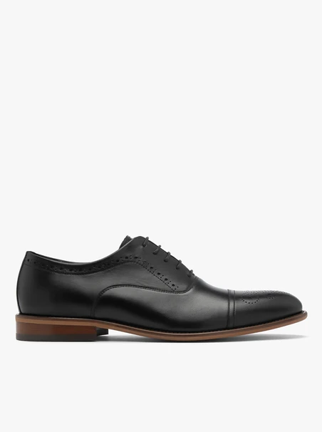 Schwarze Brogues für Männer