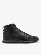 Black sporty men’s ankle boots