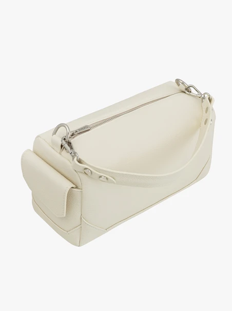 Kremowa torebka box bag