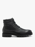 Schwarze isolierte Stiefel