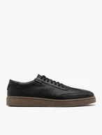 Schwarze Herren-Turnschuhe im sportlichen Stil