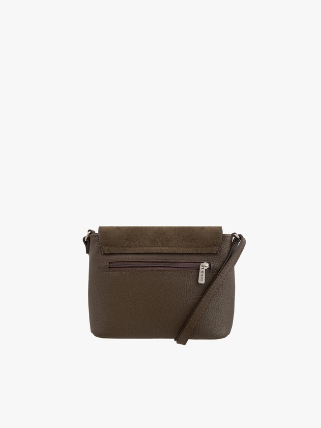 Small brown-olive handbag