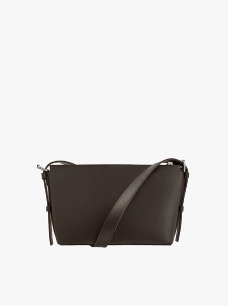 Ciemnobrązowa torebka crossbody