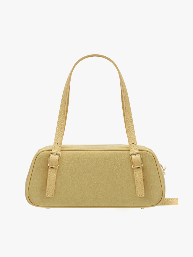 Leuchtend gelbe Baguettetasche
