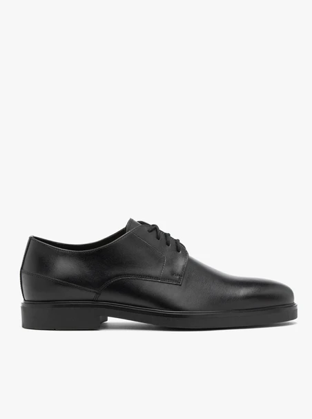 Schwarze Schnürhalbschuhe für Männer