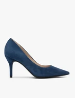 Marineblaue Stiletto-Pumps
