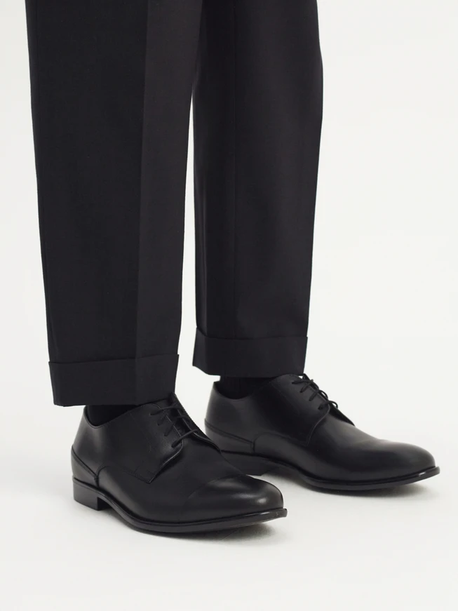 Schwarze formelle Schuhe für Männer