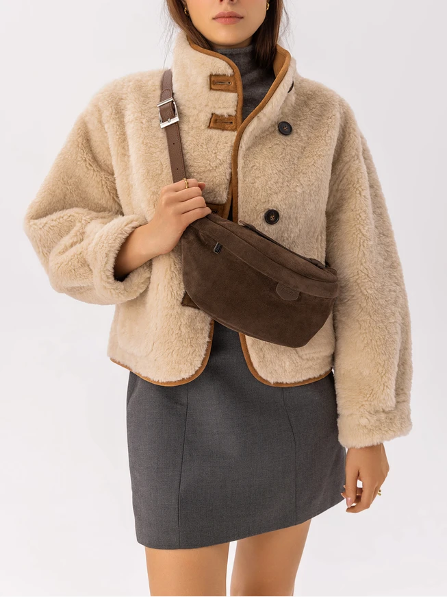 Women’s brown belt bag