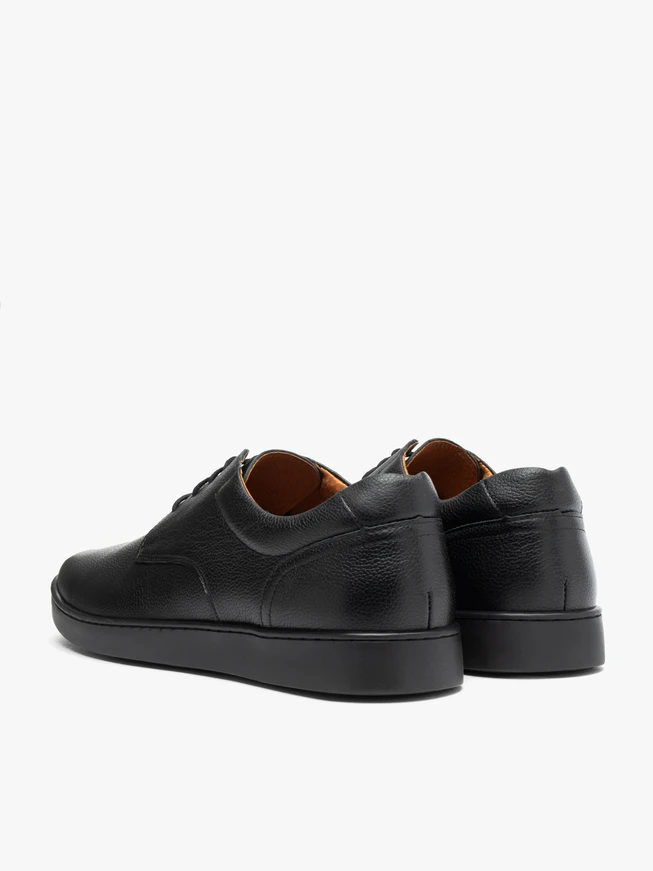 Schwarze Freizeit-Halbschuhe für Männer
