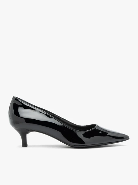 Black Patent Women's Pumps 4.5 cm