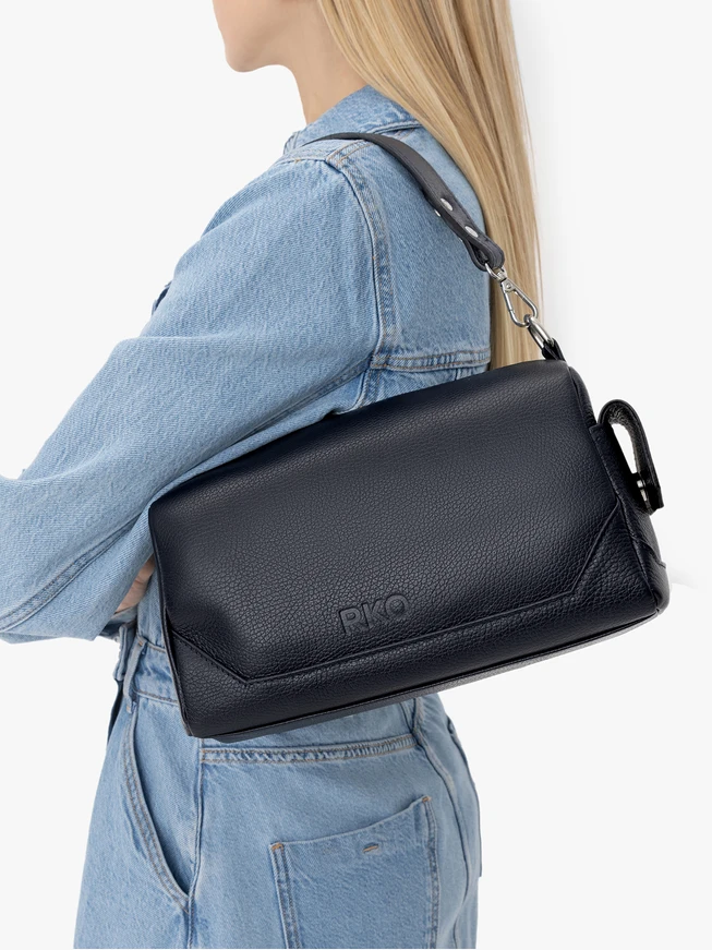 Marineblaue Boxbag
