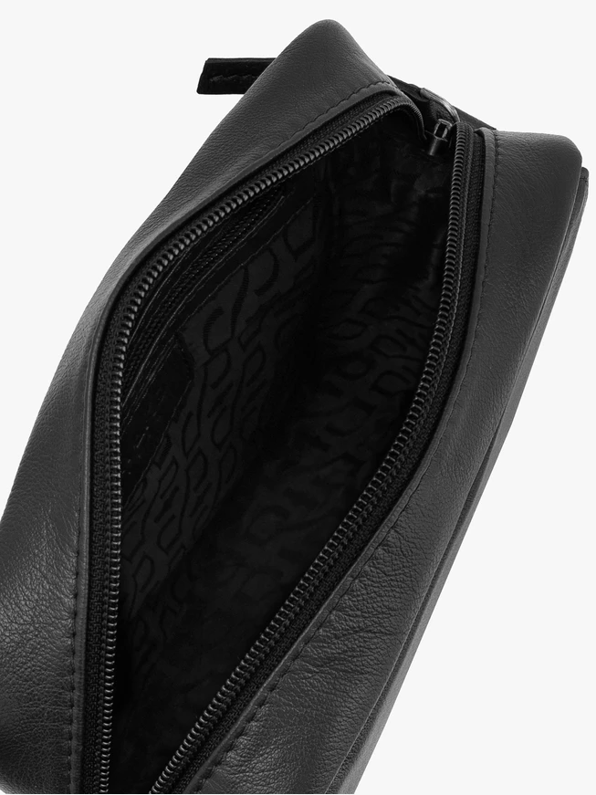 Schwarze kleine Männertasche